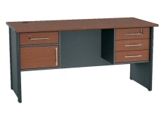 VIP Meja Kantor 1 Biro Laci MS 502 ( Cherry )