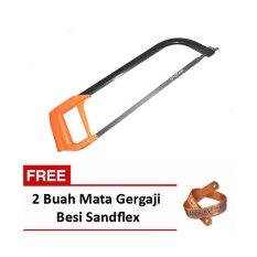 Vitatools Stang Gergaji Besi Gagang Aluminium 12 in + Gratis 2 Buah Mata Gergaji Besi Sandflex