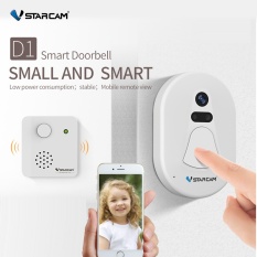 Vstarcam D1 Door Camera, Bel Pintu Doorcam Kamera Wifi + RF2.4G Foto Bel Pintu, mendukung IOS dan Android Telepon, EU/Uk/US Plug-Intl