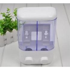 WADAH DISPENSER SABUN CAIR PENCET 2 TABUNG
