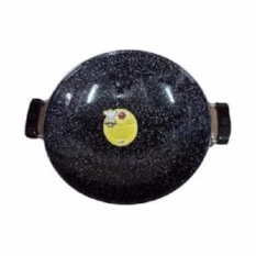 Kado Unik-- Wajan Enamel Marble Royal Wok 35 cm MASPION Anti Lengket