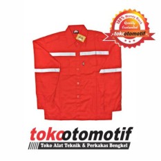 Wearpack Safety Atasan Merah / Wearpack Asgard / Baju Kerja