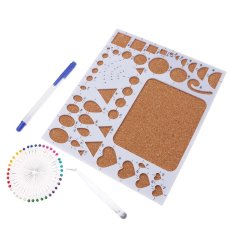 Whyus Baru Praktis 4 Pcs/set Kertas Lembar Memo Buat Sendiri Template Kuasi Mould Board Putih Canon Nikon Sony-Intl