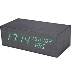 LED LED Jam Tampilan Suhu Kalender Abadi (Hijau)-Intl