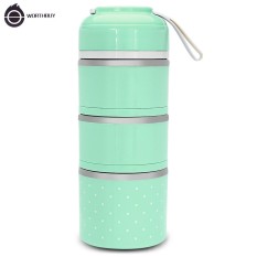 Worthbuy Lunch Box Thermal Leak-proof Stainless Steel - intl