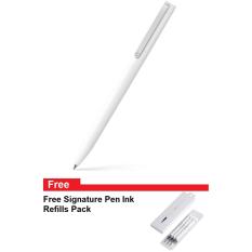 Xiaomi Mijia 0.5mm Signature Pen Free Signature Pen Refill Pack - WHITE