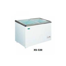 XS-320 SLIDING FLAT GLASS FREEZER / FREEZER KACA DATAR / COOLER BOX