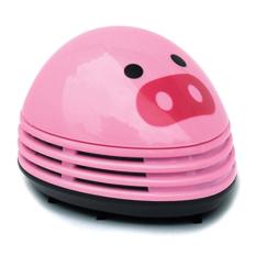Xudzhe Electric Desktop Vacuum Cleaner Pembersih Debu Mini Pink Pig Cetakan Desain-Intl