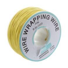 Kuning PVC Dilapisi Tembaga Berlapis Timah Wrapper Wrap 305 M 30AWG Kabel Reel