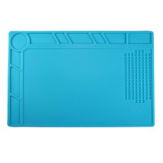 Yoouino Panas Isolasi Silikon Pad Mat Mat Soldering Repair Station Maintenance Platform untuk untuk Solder Besi, Memperbaiki Ponsel Komputer, dan Lainnya, Biru-Intl