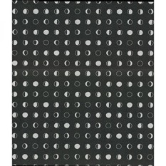 York Wallcoverings CE3935 Lunar Wallpaper, Kulit Hitam-Intl