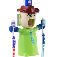 YUHOO Warriors Dispenser Odol Dan Sikat Gigi Anak - Boneka Koboi