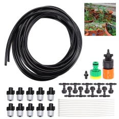 yukufus 10m/15m/25m Distribution Tubing Watering Drip Kit Watering Equipment / Automatic Irrigation Equipment for Gardener's Greenhouse Cooling Suite Plant Watering - intl