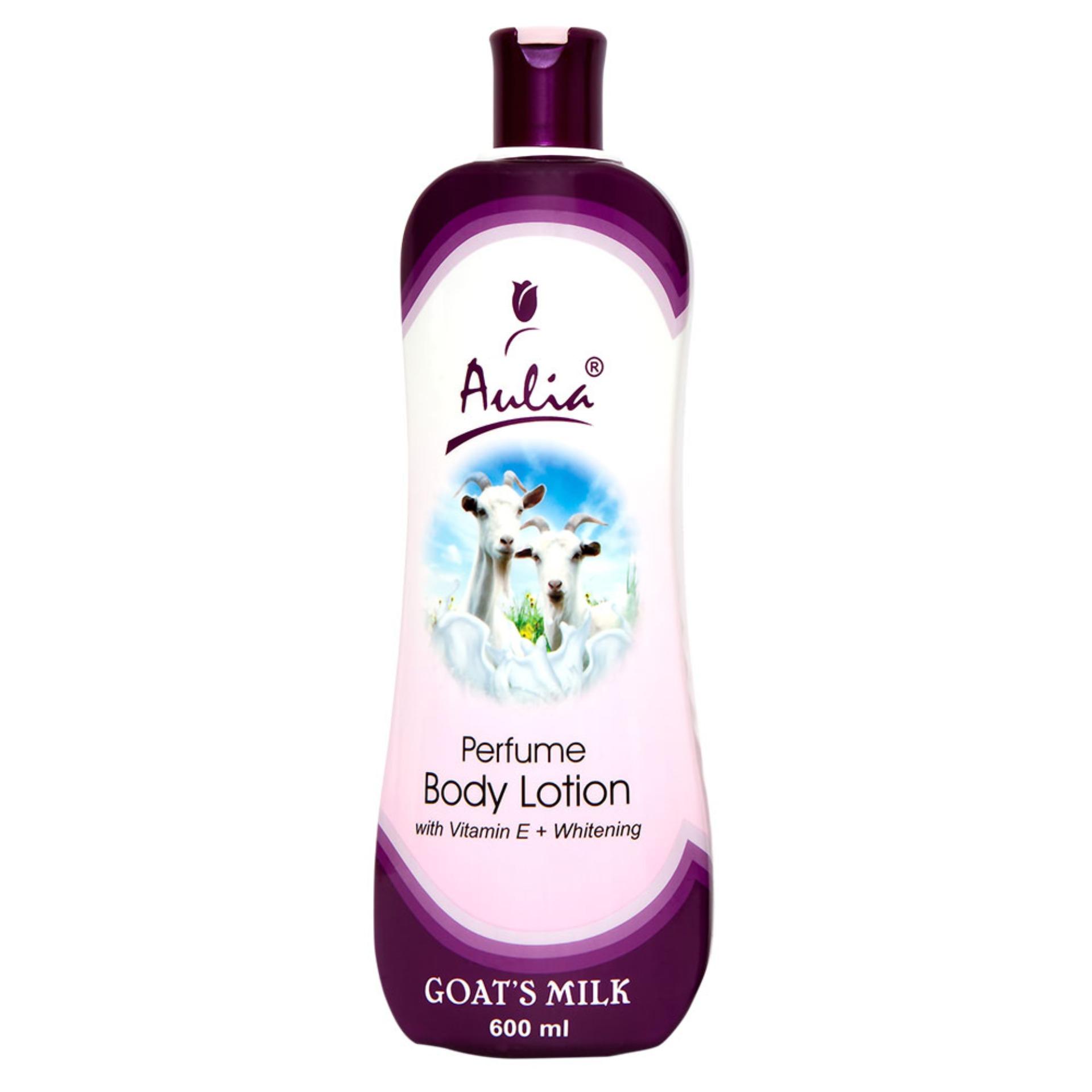 Aulia Perfume Body Lotion With Vitamin E + Whitening 600ml - Goat's ...