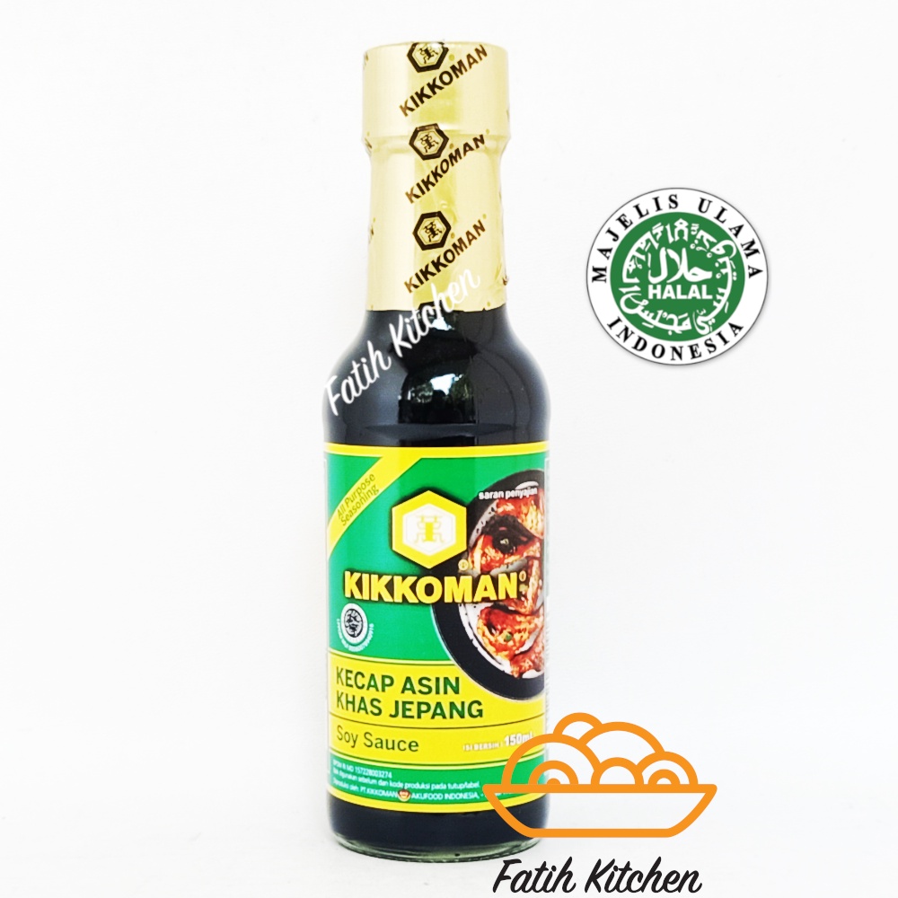 Kikkoman All Purpose Soy Sauce 150 ml Halal Kecap Asin Khas Jepang