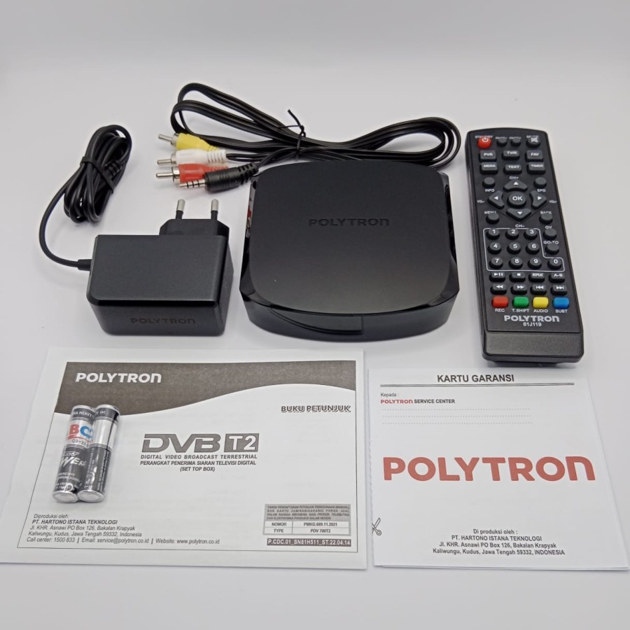 POLYTRON SET TOP BOX POLYTRON DVB PDV 700T2 ORIGINAL Lazada Indonesia