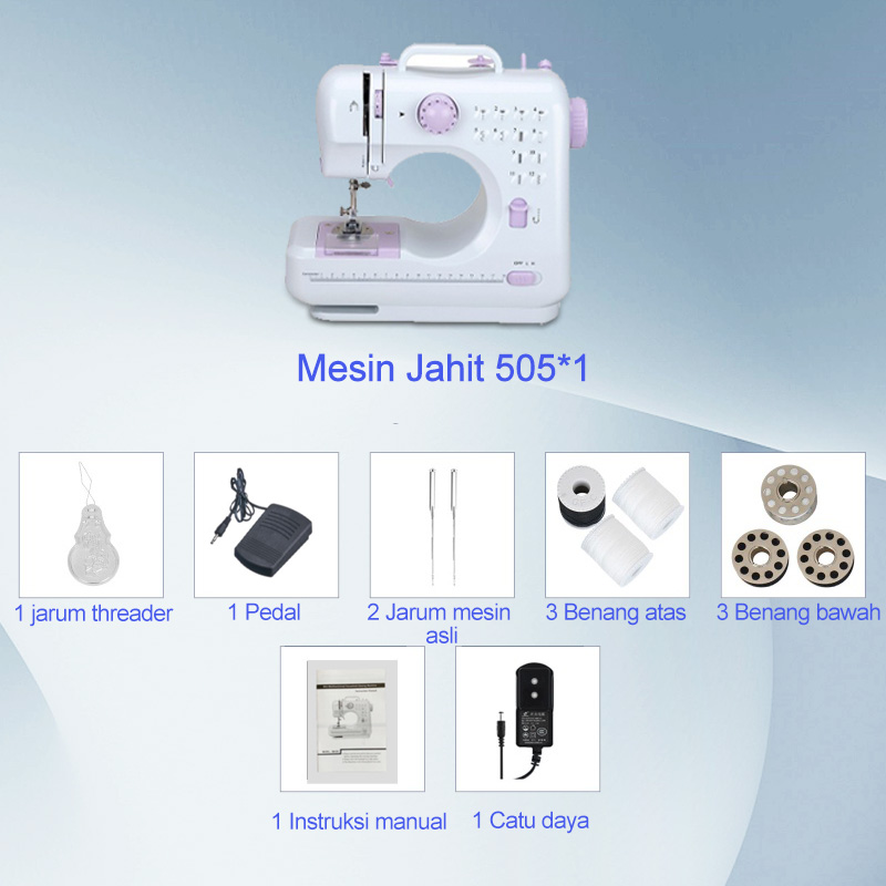 Mini Jhit Mesin Jahit Mini Portabel +Lampu/Mesin Jahit Mini GUFANSI/Mesin Jahit ...
