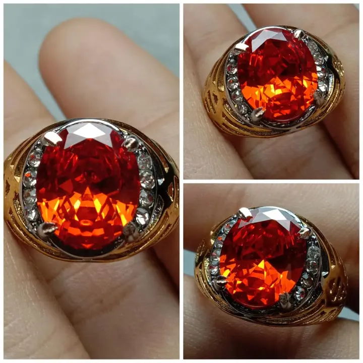 Batu Cincin Akik Pria Wanita Orang Sapphire Paparaca Lazada Indonesia