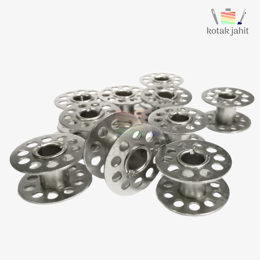 Spool Besi 5 pcs Spool sepul spul mesin jahit klasik hitam classic tradisional ...