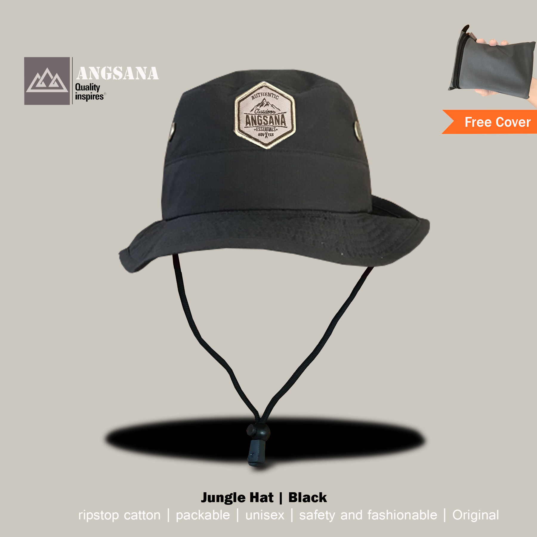 Topi Rimba Jungle Hat Angsana Outdoor 