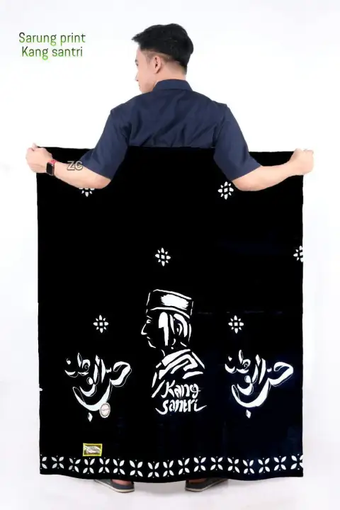 Sarung Batik Pria Motif Kang Santri Sarung Santri Batik Kantor Lazada Indonesia