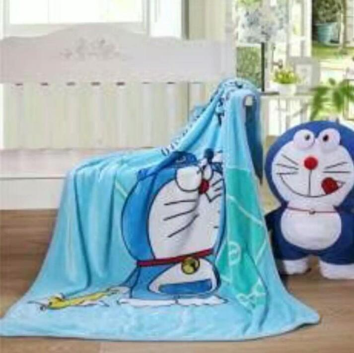 Selimut Motif Doraemon 3D Kualitas Import ukr 150x200 KUALITAS TERBAIK