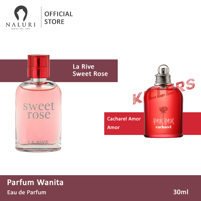 Parfum La Rive Sweet Rose EDP For Woman 30ml Parfum Floral Single