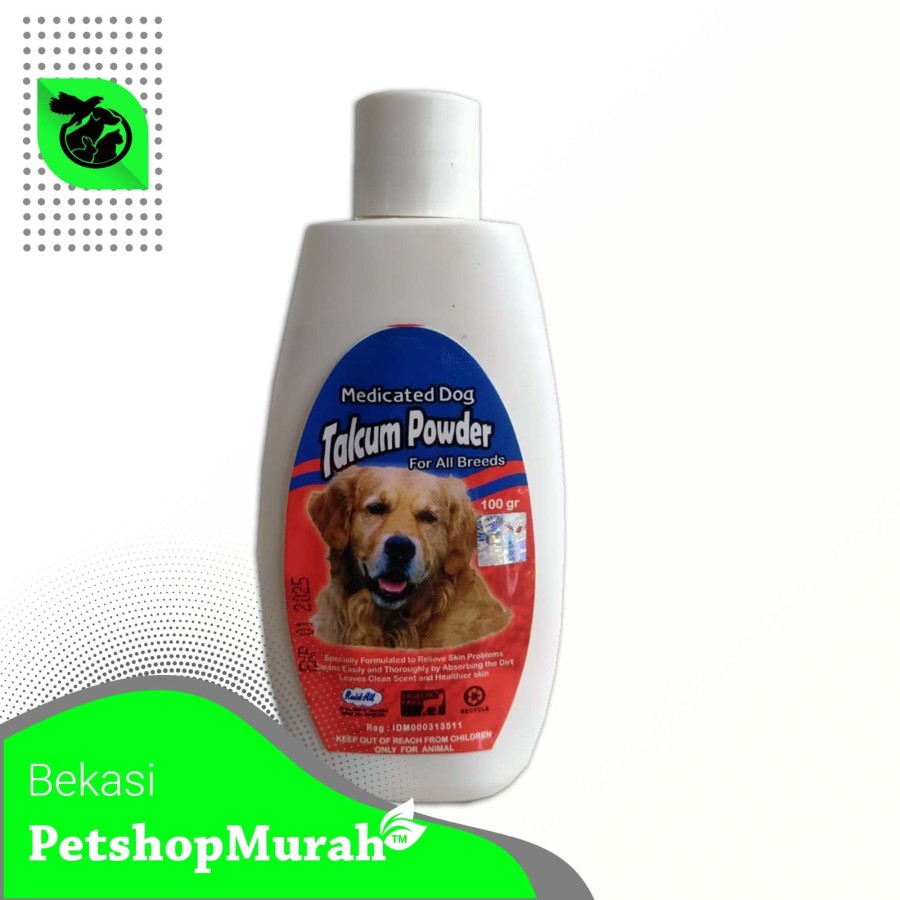 Dog Powder Bedak Anjing Anti Kutu Anti Jamur Pengharum Bulu Anjing Lazada Indonesia