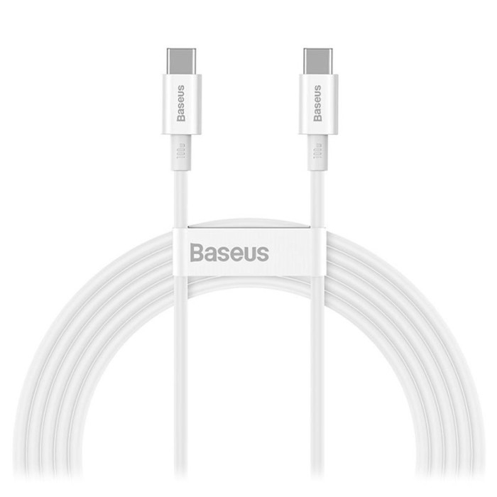 Baseus Kabel Data Type C To Type C Fast Charge Cable Superior Pd 100w Warna Hitam Ukuran 2m 1704