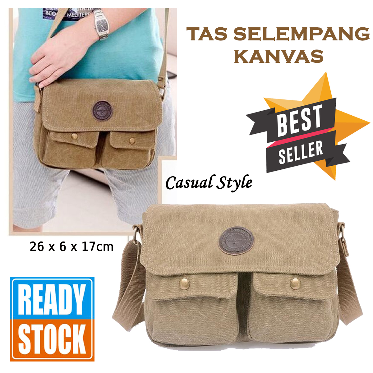 Tas Selempang Casual Kanvas Pria Wanita Dxyizu Sling Bag Tas Bahu Trendy Slempang Jeans Kuat Shoulder Bags Banyak Slot Men Bergaya Stylish Cocok Untuk Travel Jalan Jalan Rekreasi Berpergian Kerja Kuli...