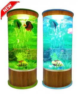 Cahya100 Aquarium Mini Plus Lampu Dan Mesin Aerator Oxygen Bisa