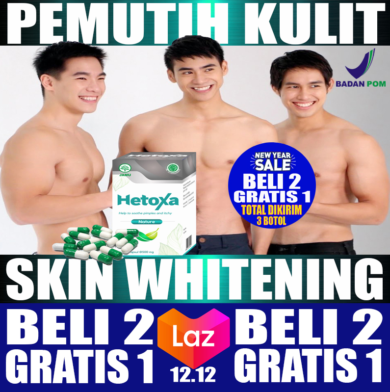 Pemutih Pria Hetoxa Whitening Kulit Badan Wajah Tubuh Muka Ketiak Selangkangan Pantat Jerawat Gluta Lazada Indonesia Pemutih Pria Hetoxa Whitening Kulit Badan Wajah Tubuh Muka Ketiak Selangkangan Pantat Jerawat Gluta Lazada Indonesia