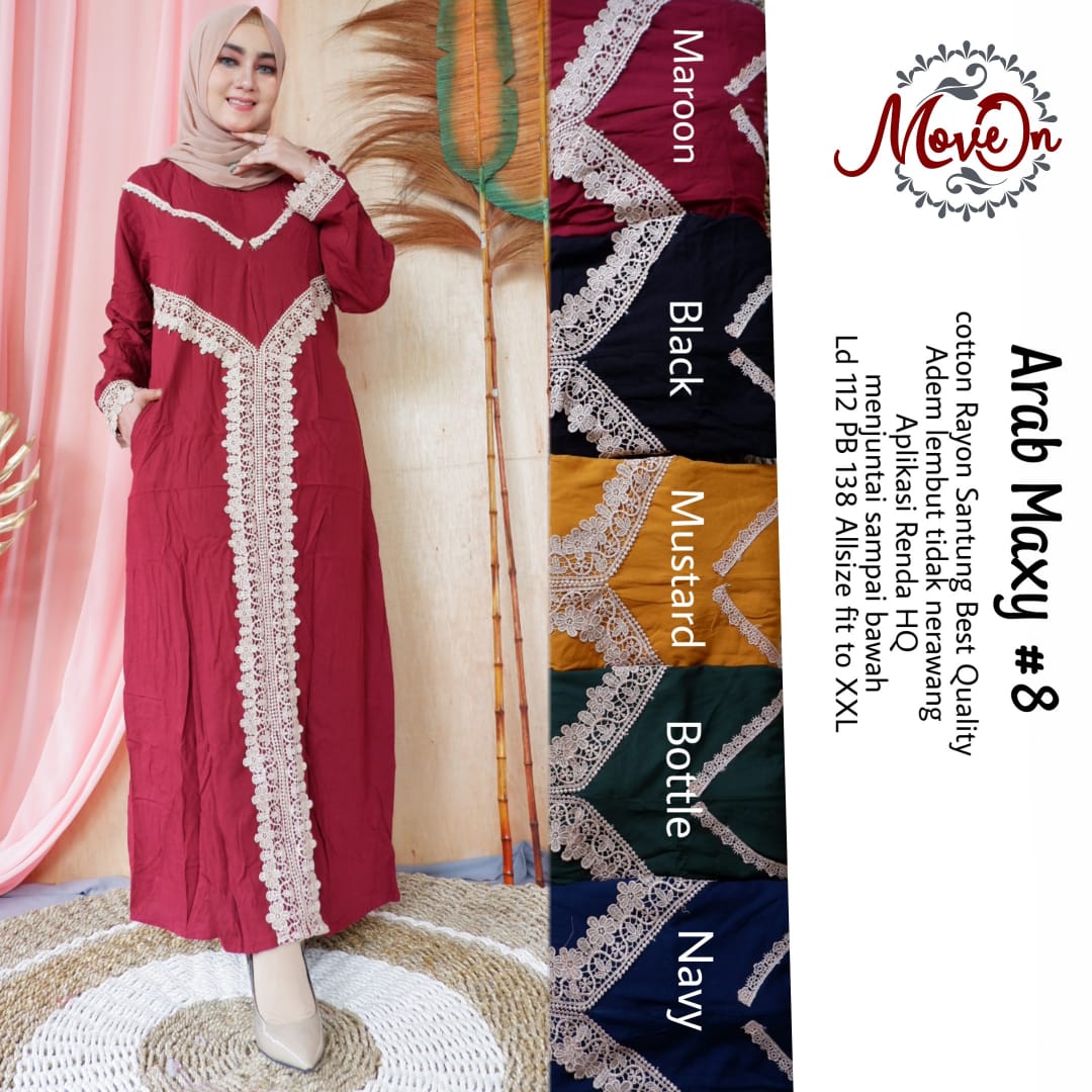 Baju Gamis Big Size Jumbo Model Gamis Arab By Solo Terlaris Fashion Muslim Terkini Daster Arab Lazada Indonesia