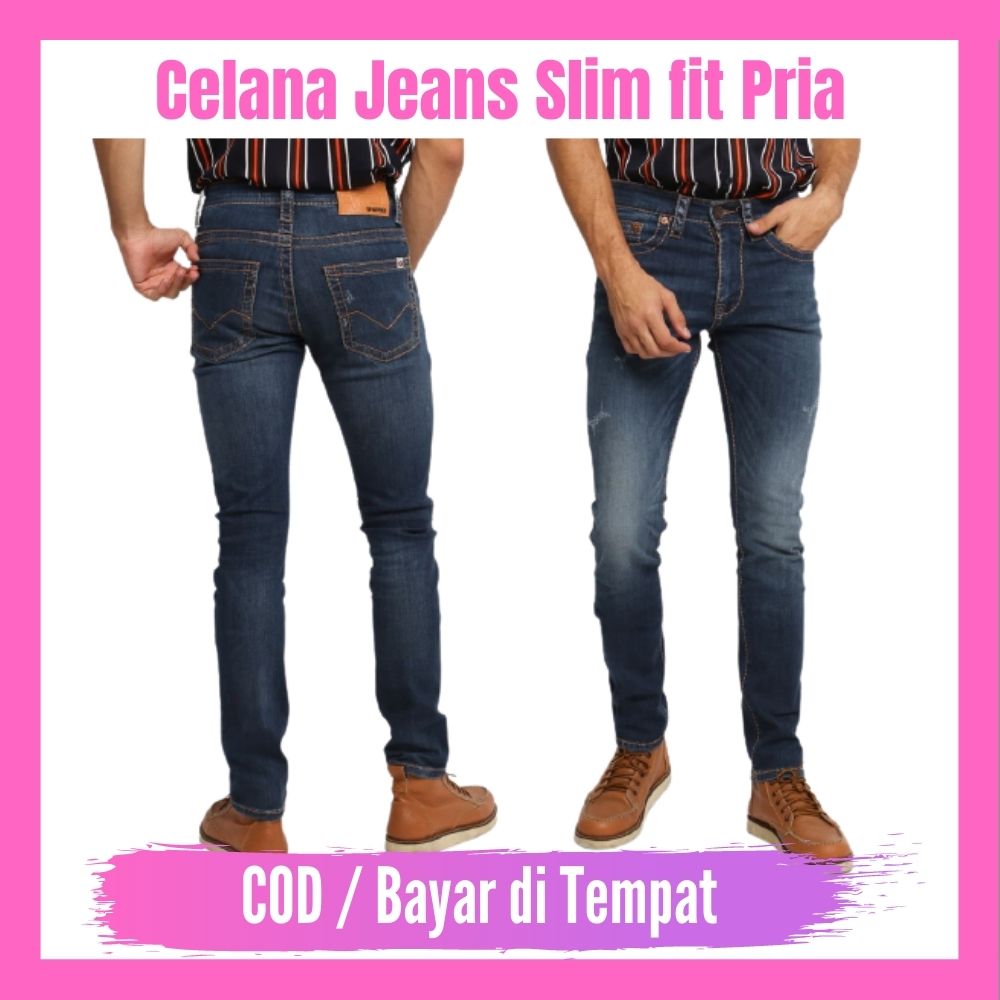 Jual Jeans Cardinal Slim Fit Pria 
