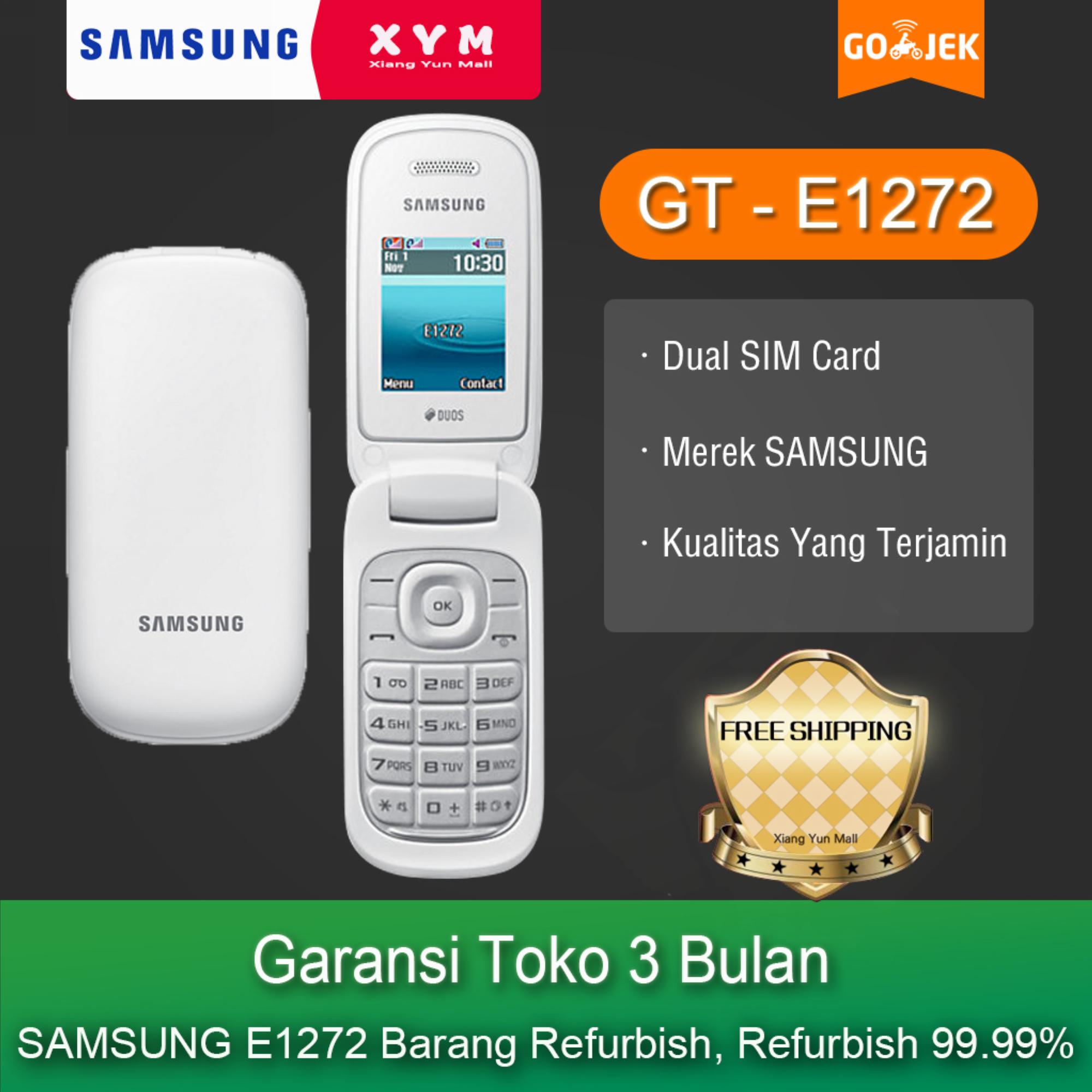 SAMSUNG E1272 - Garansi Toko 3 Bulan Samsumg Kualitas Yang Terjamin  Dual SIM Card Merek (Refurbish) 