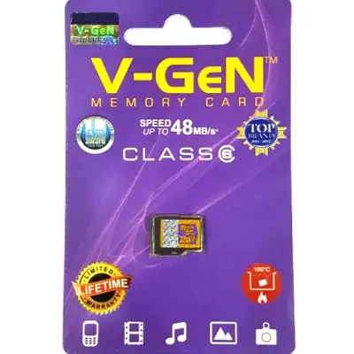 Memory 32 GB V-gen Original Class 6 / Micro SD Card 32 GB V-gen