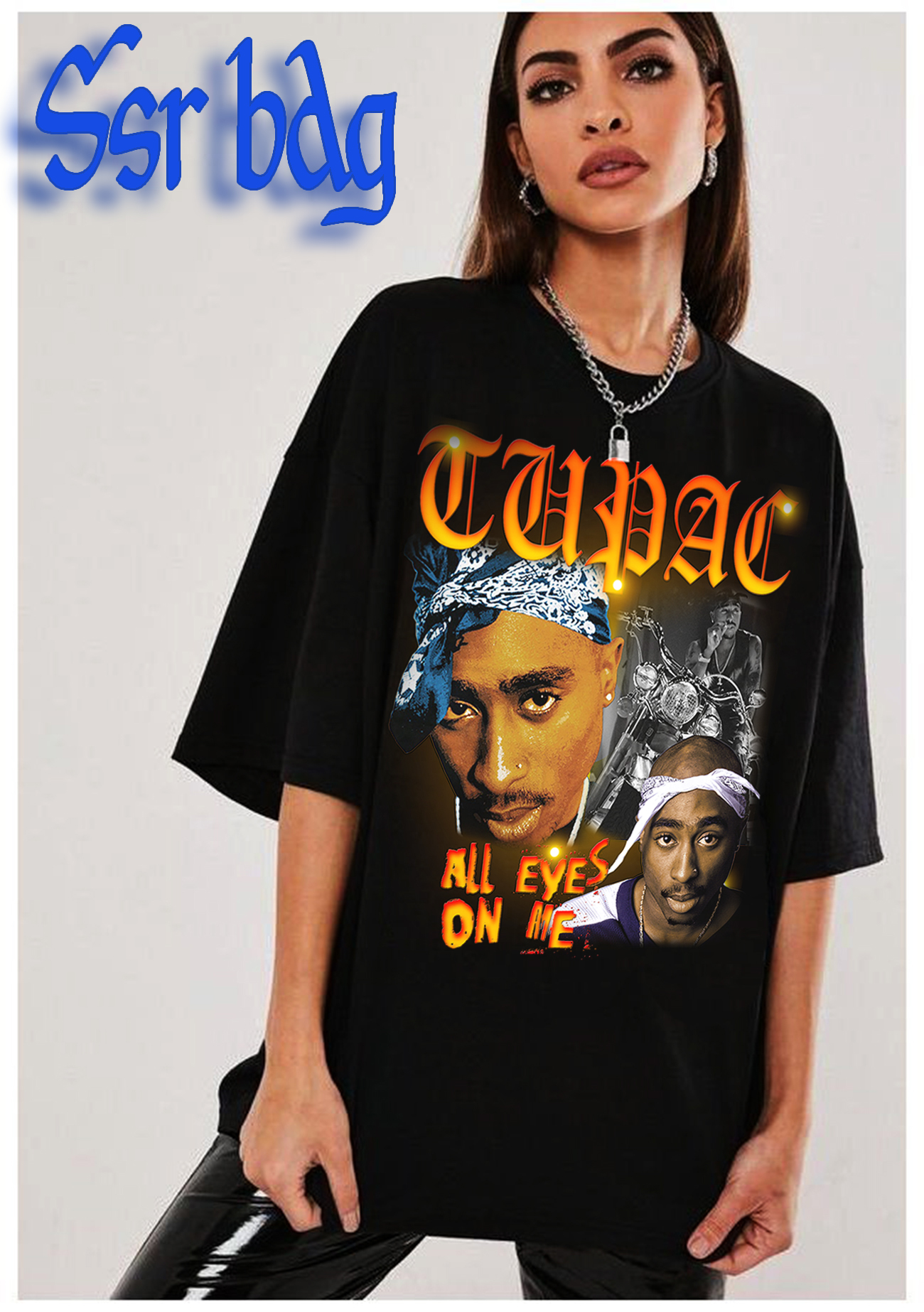 Kaos vintage Tupac 2pac all eyes on me 