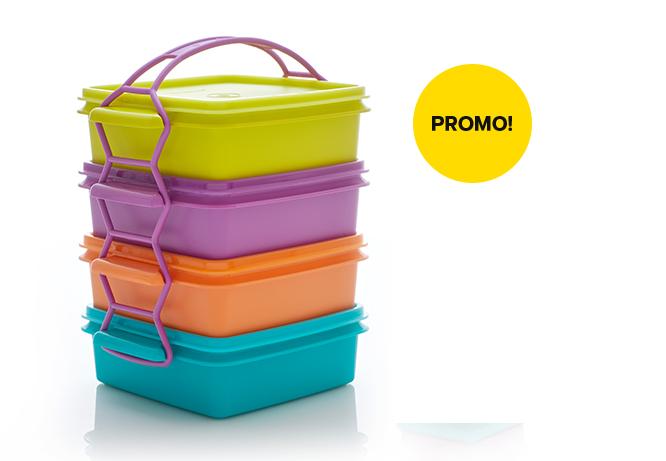 Tupperware Carry All Set - Rantang 4 susun