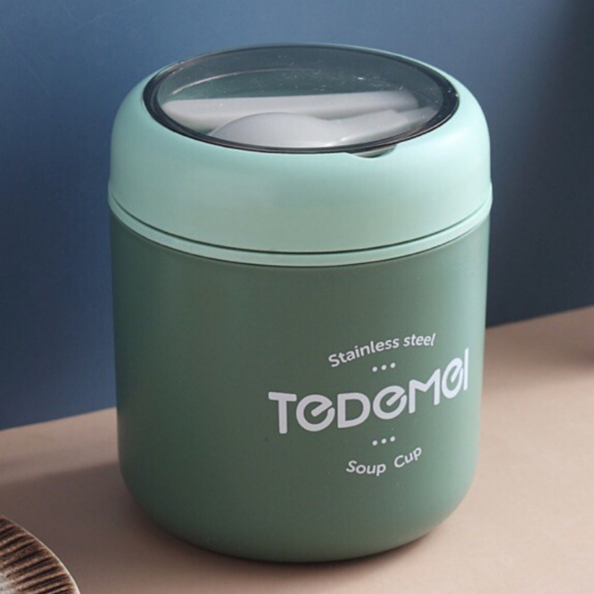 Tedemei Soup Cup 510ml Lunch Box Tempat Sup Sayur dan Makanan Berkuah Kotak Bekal FHLC