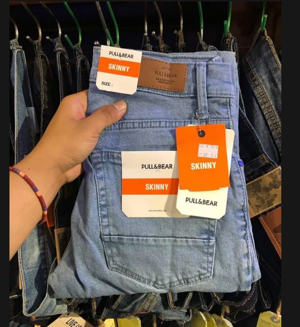celana pull n bear skiny jeans 