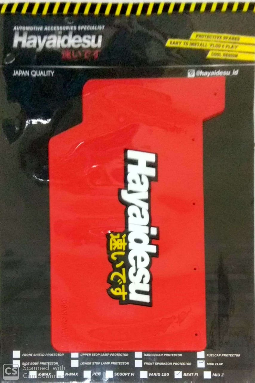 Mud Flap Penahan Lumpur Motor Honda Beat Fi