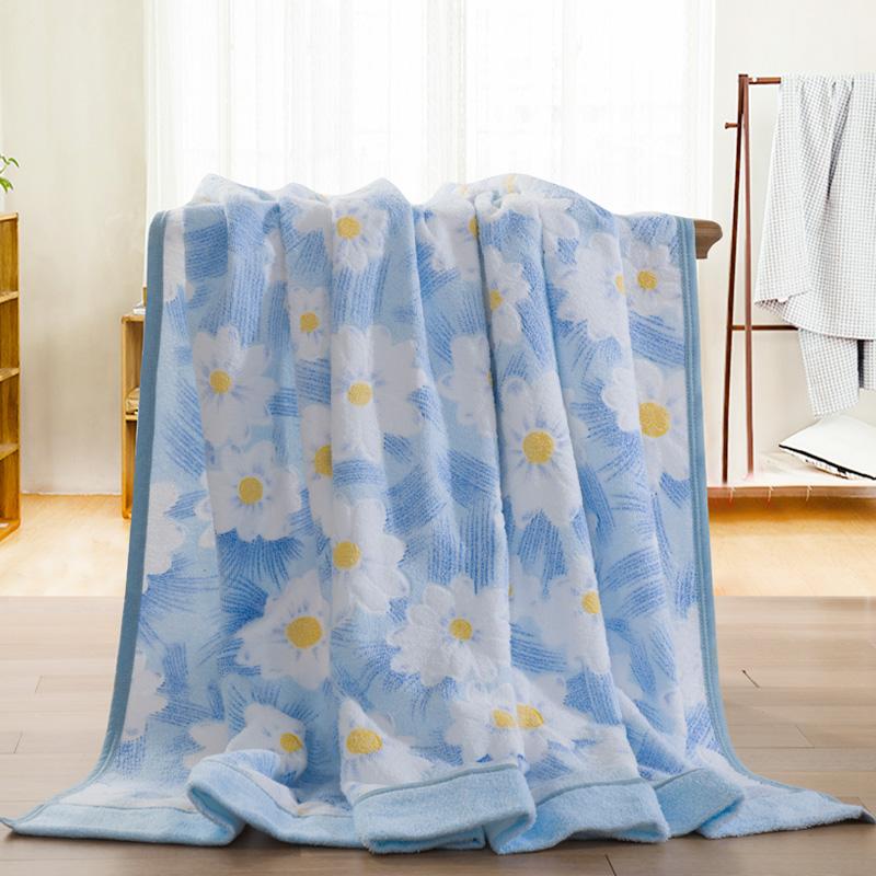 HYX Towel Blanket Cotton Blanket Airable Blanket Summer Blanket Towel Blanket Single Person Double Summer Old-Fashioned