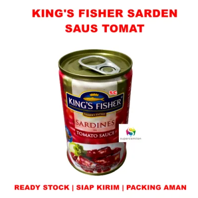 King;s Fisher Sarden Kaleng Siap Saji Saus Tomat 155 Gram | Sardines