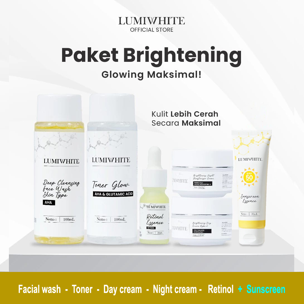 Cara Pakai Skincare Lumiwhite Brightening