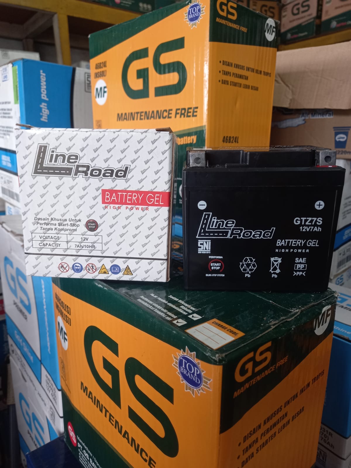 Aki GS Accu gtz7s GTZ6v original vario gtz6-v gtz7s lean road | Lazada