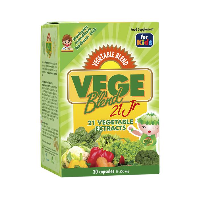 Vegeblend 21 Jr Isi 30 / FRUIT 18 Junior Kids 30 Kapsul