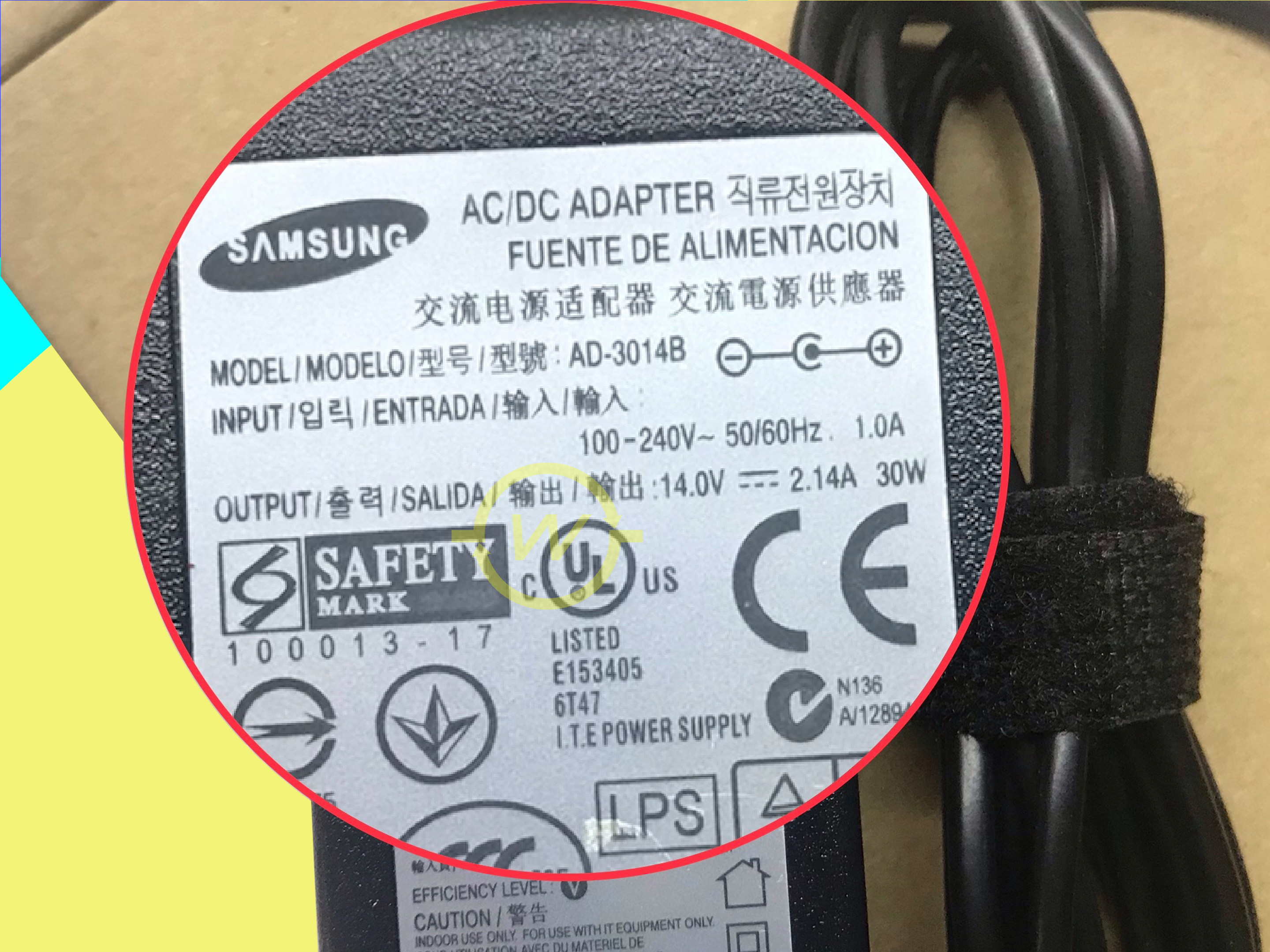 Charger Adaptor Samsung Monitor LED 