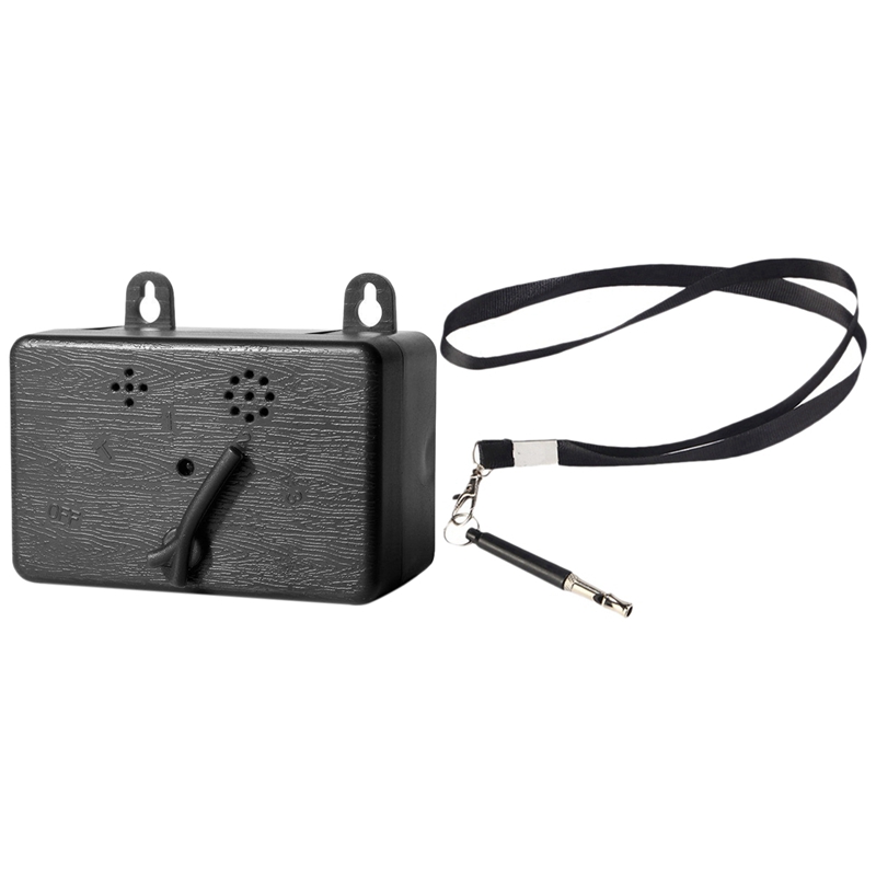 1 Pcs Anti Barking Device Ultrasonic Dog Bark Control Sonic Bark & 2