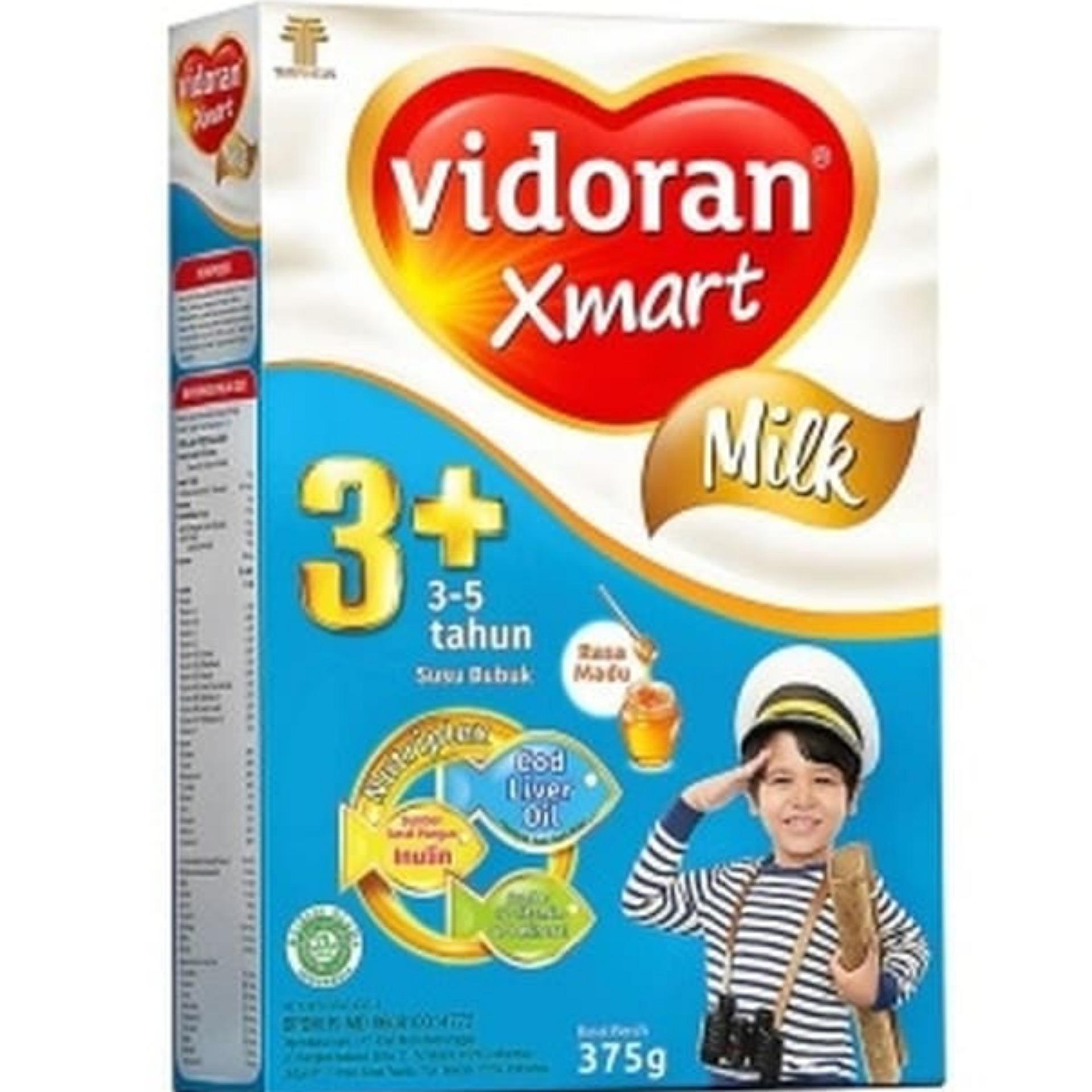 Vidoran Xmart 3+ Nutriplex Susu Formula Madu 375gr