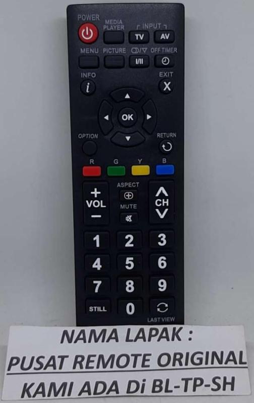 REMOTE REMOT TV PANASONIC LED LCD SEPERTI ORIGINAL